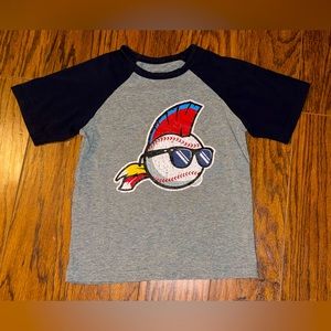 Baseballism Major League Toddler T-Shirt - Heather Gray/Navy (5T)